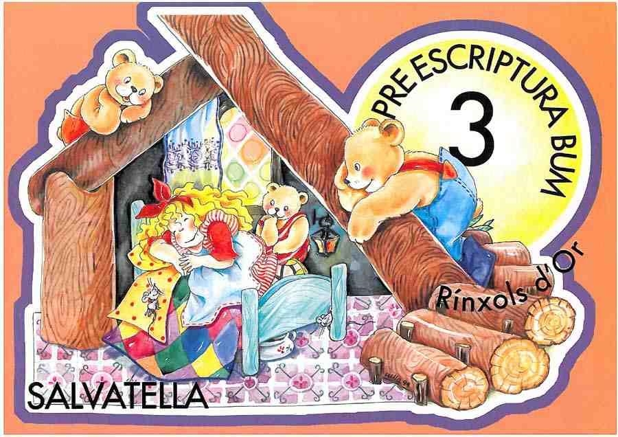 PREESCRIPTURA BUM 3 - RINXOLS D'OR | 9788484120568 | SABATÉ RODIÉ, TERESA | Llibreria Drac - Librería de Olot | Comprar libros en catalán y castellano online