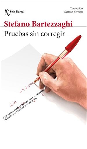 PRUEBAS SIN CORREGIR | 9788432250880 | BARTEZZAGHI, STEFANO | Llibreria Drac - Llibreria d'Olot | Comprar llibres en català i castellà online