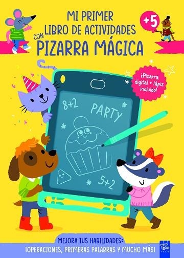 MI PRIMER LIBRO DE ACTIVIDADES CON PIZARRA MÁGICA. AMARILLO | 9788408313571 | YOYO | Llibreria Drac - Llibreria d'Olot | Comprar llibres en català i castellà online
