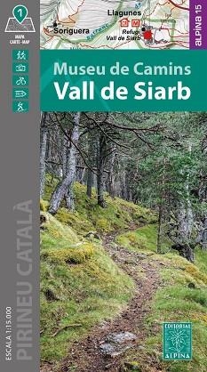 VALL DE SIARB. MUSEU DE CAMINS. MAPA ALPINA 1:15000 + CARPETA DESPLEGABLE | 9788470112225 | AA.DD. | Llibreria Drac - Llibreria d'Olot | Comprar llibres en català i castellà online