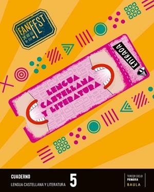 CUADERNO LENGUA CASTELLANA Y LITERATURA 5º PRIMARIA FANFEST - ESPIRAL | 9788447950379 | DEPARTAMENT D'EDICIONS EDUCATIVES DE BAULA | Llibreria Drac - Llibreria d'Olot | Comprar llibres en català i castellà online
