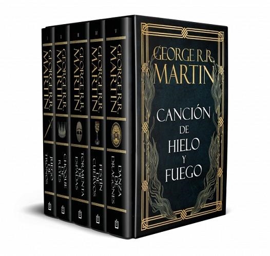 ESTUCHE CANCIÓN DE HIELO Y FUEGO (5 VOL.) | 9788466393225 | MARTIN, GEORGE R. R. | Llibreria Drac - Llibreria d'Olot | Comprar llibres en català i castellà online