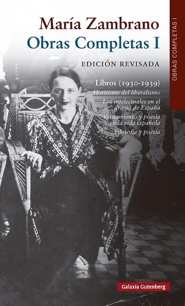 OBRAS COMPLETAS MARÍA ZAMBRANO VOL. I | 9791388019609 | ZAMBRANO, MARÍA | Llibreria Drac - Llibreria d'Olot | Comprar llibres en català i castellà online