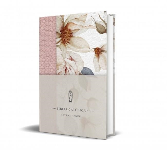 BIBLIA CATÓLICA, LA (EDICIÓN LETRA GRANDE. TAPA DURA, TELA ROSADA CON FLORES) | 9798890985309 | BIBLIA DE AMÉRICA | Llibreria Drac - Llibreria d'Olot | Comprar llibres en català i castellà online