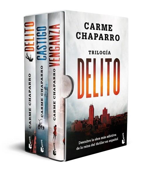 ESTUCHE SERIE DELITO (DELITO + CASTIGO + VENGANZA) | 9788467083545 | CHAPARRO, CARME | Llibreria Drac - Llibreria d'Olot | Comprar llibres en català i castellà online