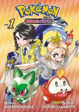 POKÉMON ESCARLATA Y PURPURA 01 | 9788467983937 | KUSAKA, HIDENORI/YAMAMOTO, SATOSHI | Llibreria Drac - Llibreria d'Olot | Comprar llibres en català i castellà online