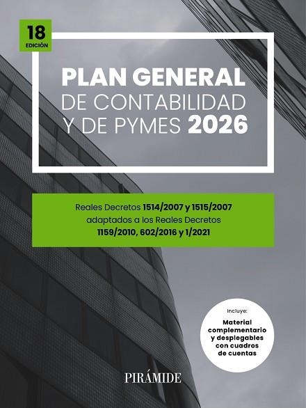 PLAN GENERAL DE CONTABILIDAD Y DE PYMES 2026 | 9788436851601 | Llibreria Drac - Llibreria d'Olot | Comprar llibres en català i castellà online