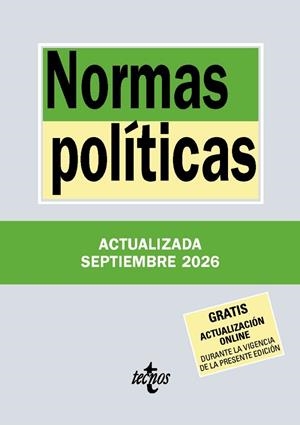 NORMAS POLÍTICAS | 9788430994434 | EDITORIAL TECNOS | Llibreria Drac - Llibreria d'Olot | Comprar llibres en català i castellà online