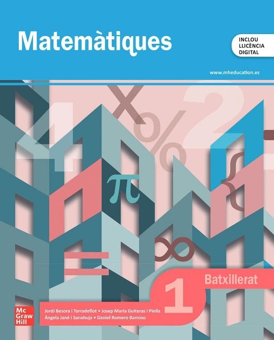 MATEMÀTIQUES 1R BATXILLERAT | 9788448649685 | BESORA I TORRADEFLOT,JORDI/JANÉ I SANAHUJA,ÀNGELA/ROMERO BARROSO,DANIEL/GUITERAS,JOSEP MARIA | Llibreria Drac - Llibreria d'Olot | Comprar llibres en català i castellà online