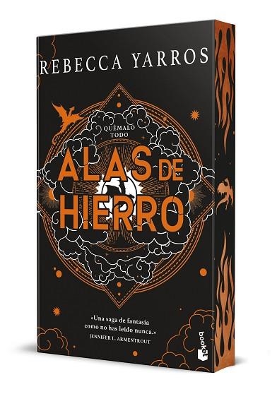 ALAS DE HIERRO (EDICIÓN ESPECIAL LIMITADA CON CANTOS DECORADOS) | 9788408326472 | YARROS, REBECCA | Llibreria Drac - Llibreria d'Olot | Comprar llibres en català i castellà online