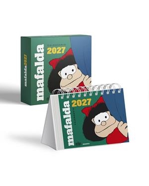 MAFALDA 2027 CALENDARIO DE ESCRITORIO VERDE CON CAJA | 9786316693938 | QUINO | Llibreria Drac - Llibreria d'Olot | Comprar llibres en català i castellà online