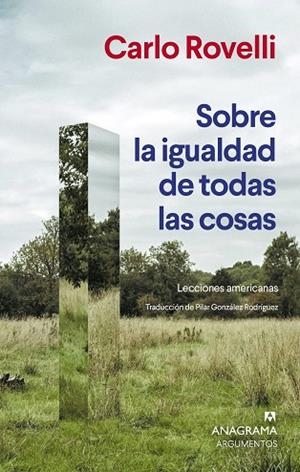 SOBRE LA IGUALDAD DE TODAS LAS COSAS | 9788433951007 | ROVELLI, CARLO | Llibreria Drac - Llibreria d'Olot | Comprar llibres en català i castellà online