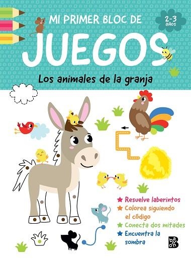 MI PRIMER BLOC DE JUEGOS. ANIMALES DE LA GRANJA | 9789403247366 | BALLON | Llibreria Drac - Llibreria d'Olot | Comprar llibres en català i castellà online