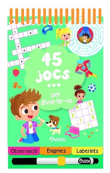 45 JOCS PER DIVERTIR-SE | 9791039534024 | POTARD, CÉLINE/TAFUNI, GABRIEL | Llibreria Drac - Llibreria d'Olot | Comprar llibres en català i castellà online