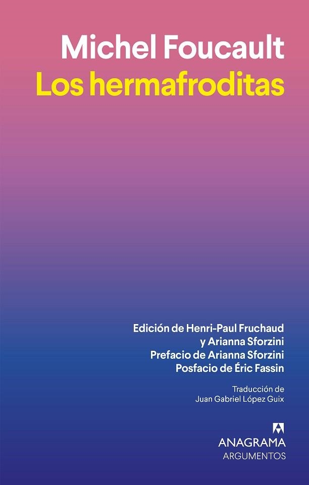 HERMAFRODITAS, LOS | 9788433951069 | FOUCAULT, MICHEL | Llibreria Drac - Librería de Olot | Comprar libros en catalán y castellano online