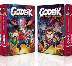ESTUCHE GODEIK 1 + GODEIK 2 | 9788408328476 | GODEIK | Llibreria Drac - Llibreria d'Olot | Comprar llibres en català i castellà online