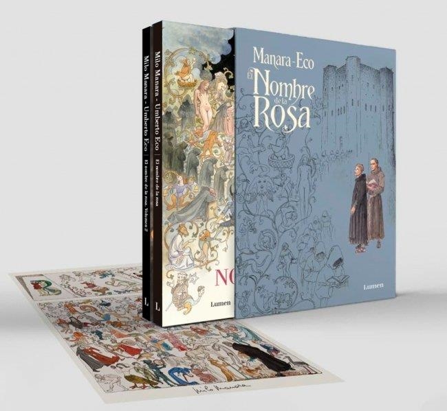 ESTUCHE EL NOMBRE DE LA ROSA (NOVELA GRÁFICA, VOLS. 1 Y 2) | 9788426438072 | ECO, UMBERTO; MANARA, MILO | Llibreria Drac - Llibreria d'Olot | Comprar llibres en català i castellà online