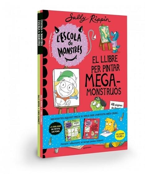 ESCOLA DE MONSTRES - PACK ARTISTA: LLIBRE PER PINTAR + APRÈN A DIBUIXAR | 9791387972783 | RIPPIN, SALLY | Llibreria Drac - Llibreria d'Olot | Comprar llibres en català i castellà online