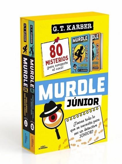 PACK CON 2 LIBROS: CASOS CURIOSOS PARA MENTES CURIOSAS Y PREPARADOS, LISTOS... ¡A INVESTIGAR! (MURDLE JUNIOR) | 9791388277986 | KARBER, G.T. | Llibreria Drac - Librería de Olot | Comprar libros en catalán y castellano online
