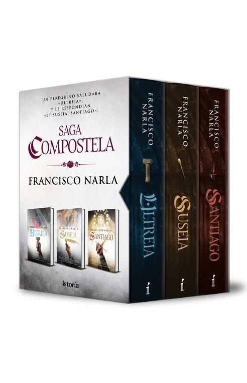ESTUCHE SAGA COMPOSTELA (ULTREIA | SUSEIA | SANTIAGO) | 9791387714475 | NARLA, FRANCISCO | Llibreria Drac - Librería de Olot | Comprar libros en catalán y castellano online