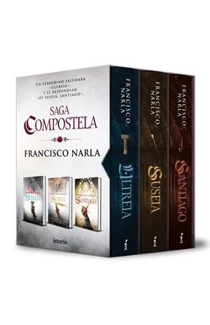 ESTUCHE SAGA COMPOSTELA (ULTREIA | SUSEIA | SANTIAGO) | 9791387714475 | NARLA, FRANCISCO | Llibreria Drac - Librería de Olot | Comprar libros en catalán y castellano online