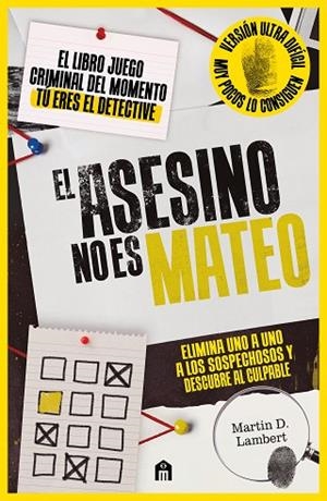 ASESINO NO ES MATEO (NIVEL EXPERTO), EL | 9791259579331 | LAMBERT, MARTIN D. | Llibreria Drac - Llibreria d'Olot | Comprar llibres en català i castellà online