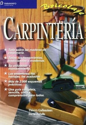 CARPINTERIA | 9788428327831 | GALLAUZIAUX, THIERRY - FEDULLO, DAVID | Llibreria Drac - Librería de Olot | Comprar libros en catalán y castellano online