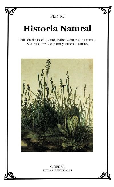 HISTORIA NATURAL | 9788437619583 | PLINIO | Llibreria Drac - Llibreria d'Olot | Comprar llibres en català i castellà online