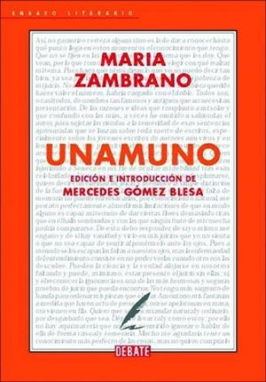 UNAMUNO | 9788483069707 | ZAMBRANO, MARIA | Llibreria Drac - Llibreria d'Olot | Comprar llibres en català i castellà online