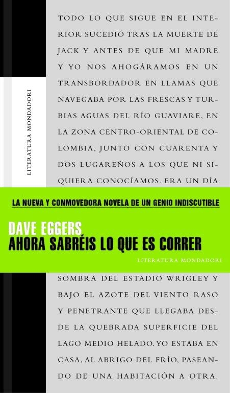 AHORA SABREIS LO QUE ES CORRER | 9788439710097 | EGGERS, DAVE | Llibreria Drac - Librería de Olot | Comprar libros en catalán y castellano online