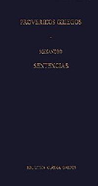 PROVERBIOS GRIEGOS-SENTENCIAS | 9788424922504 | MENANDRO | Llibreria Drac - Librería de Olot | Comprar libros en catalán y castellano online