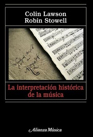 INTERPRETACION HISTORICA DE LA MUSICA | 9788420682075 | LAWSON, COLIN/STOWELL, ROBIN | Llibreria Drac - Llibreria d'Olot | Comprar llibres en català i castellà online