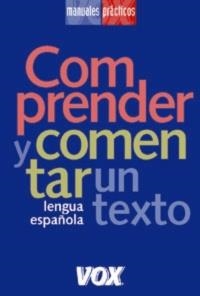 COMPRENDER Y COMENTAR UN TEXTO | 9788483326565 | . | Llibreria Drac - Llibreria d'Olot | Comprar llibres en català i castellà online